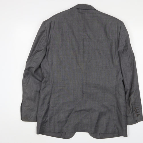 Marks and Spencer Mens Grey Wool Jacket Suit Jacket Size 38 Regular