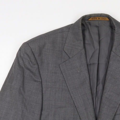 Marks and Spencer Mens Grey Wool Jacket Suit Jacket Size 38 Regular