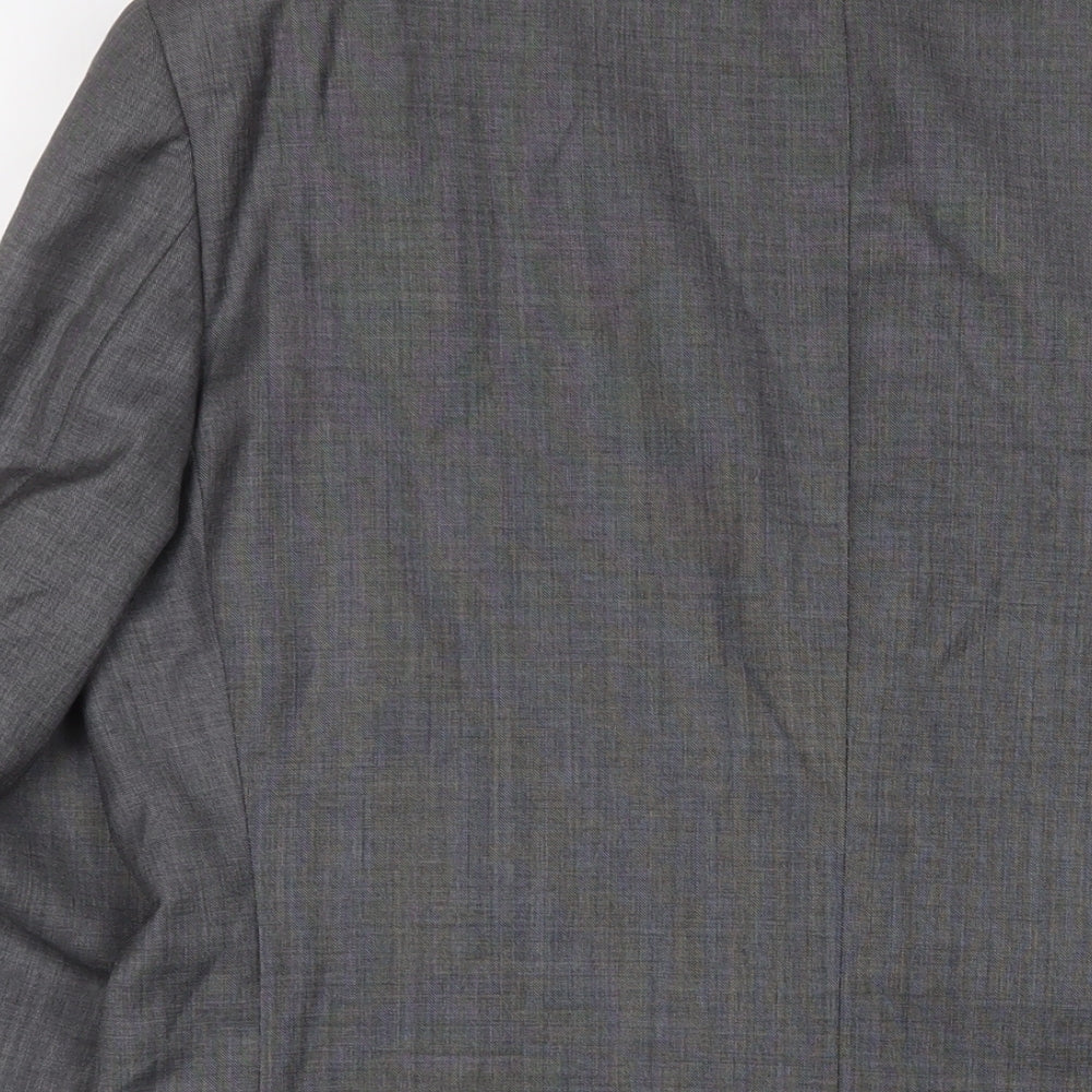 Marks and Spencer Mens Grey Wool Jacket Suit Jacket Size 38 Regular