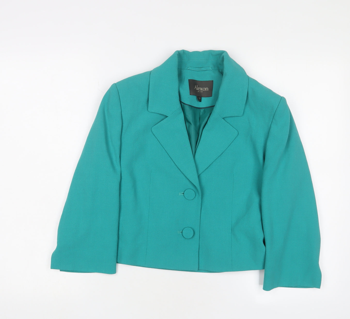 Alexon Womens Blue Jacket Blazer Size 10 Button