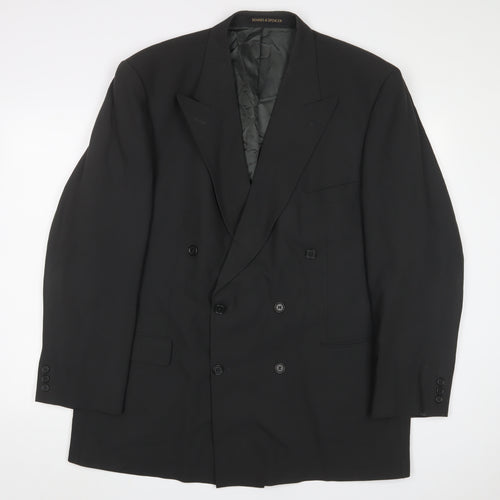 Marks and Spencer Mens Grey Wool Jacket Suit Jacket Size 46 Regular