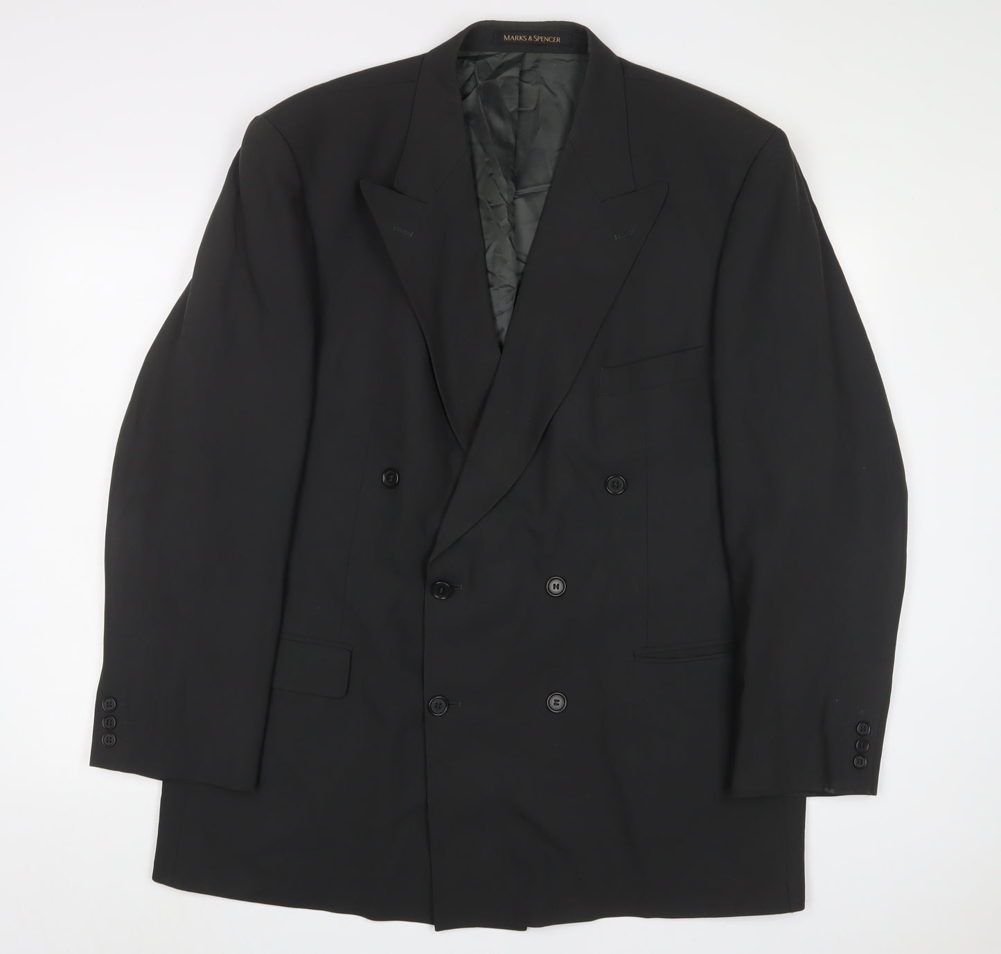Marks and Spencer Mens Grey Wool Jacket Suit Jacket Size 46 Regular