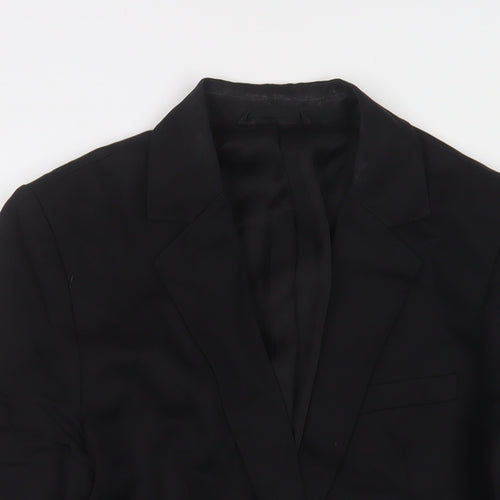 & Other Stories Womens Black Jacket Blazer Size 12 Button
