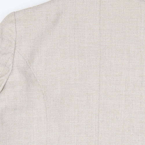 EWM Womens Grey Jacket Blazer Size 18 Hook & Eye