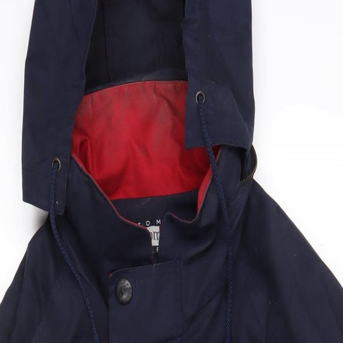 Tommy Hilfiger Womens Blue Jacket Coat Size M Zip