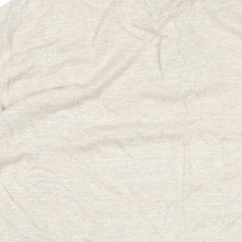 Ralph Lauren Womens Beige Round Neck 100% Cotton Pullover Jumper Size XL