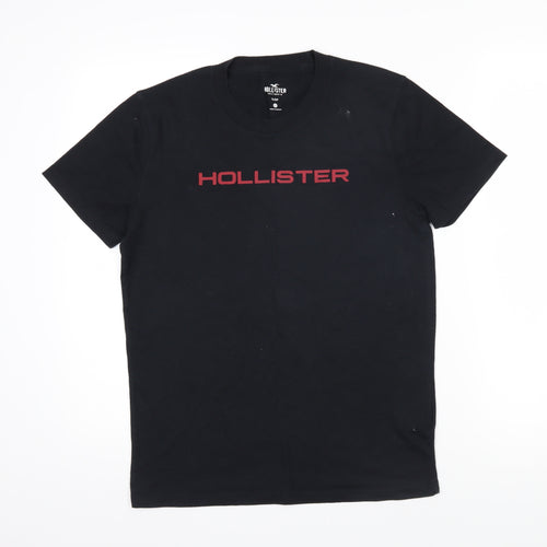 Hollister Mens Black Solid 100% Cotton Pyjama Top Size XS Pullover - Hollister