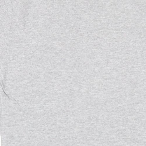 James Franco Mens Grey Cotton T-Shirt Size M Round Neck