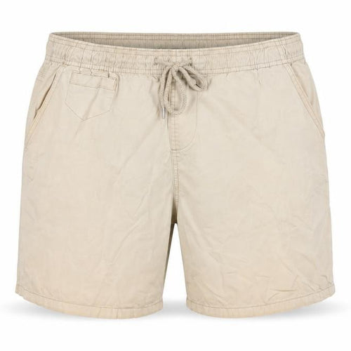 Brave Soul Mens Beige Cotton Bermuda Shorts Size L Regular Drawstring - Elasticated waist