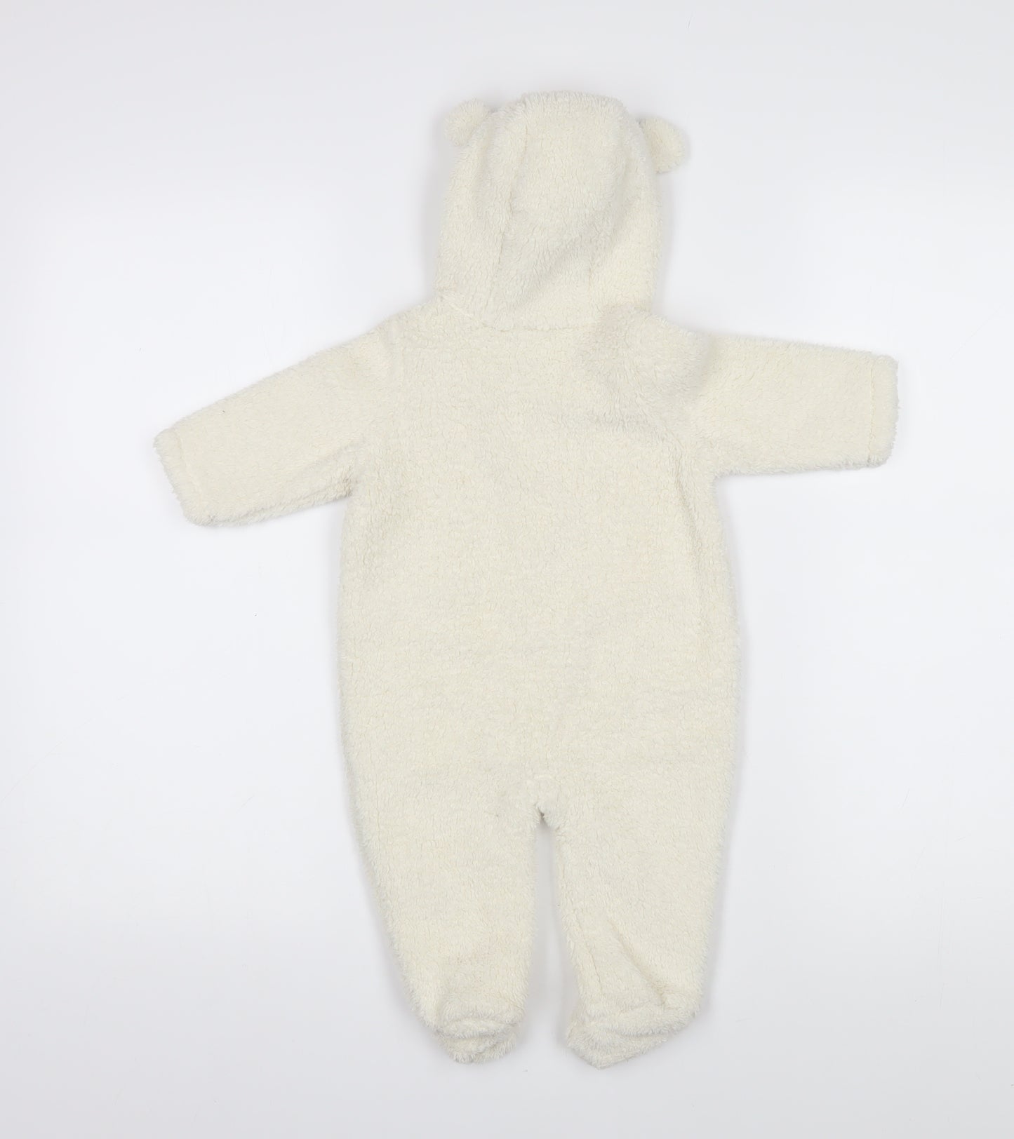 Gap Baby Ivory 100% Polyester Babygrow One-Piece Size 3-6 Months Zip