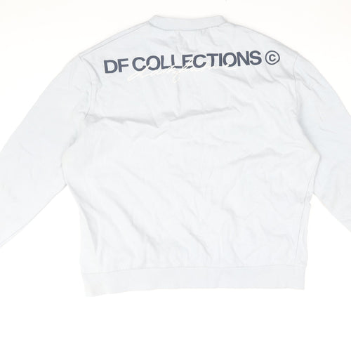 ASOS Womens Blue Cotton Pullover Sweatshirt Size L Pullover - DF Collections