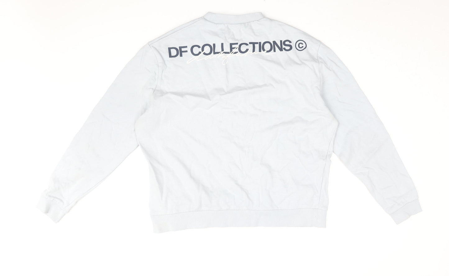 ASOS Womens Blue Cotton Pullover Sweatshirt Size L Pullover - DF Collections