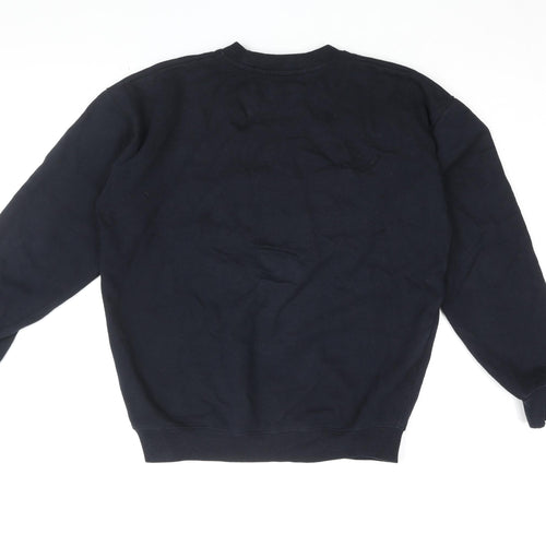 RS USA INC Womens Blue Cotton Pullover Sweatshirt Size S Pullover - New York City