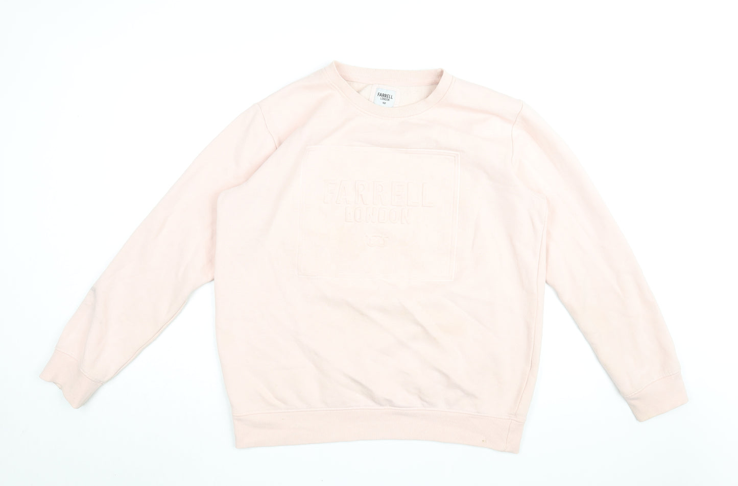 Farrell Womens Pink Cotton Pullover Sweatshirt Size XL Pullover - Farrell London