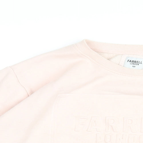 Farrell Womens Pink Cotton Pullover Sweatshirt Size XL Pullover - Farrell London