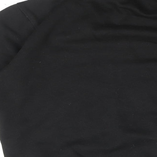 PRETTYLITTLETHING Womens Black Cotton Pullover Sweatshirt Size S Pullover