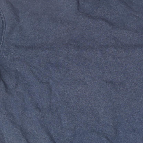 Topman Mens Blue Cotton T-Shirt Size XS Round Neck