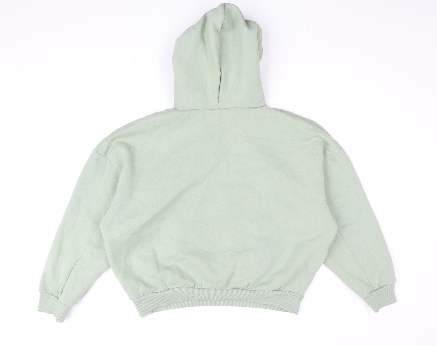 Boohoo Womens Green Cotton Pullover Hoodie Size M Pullover - DSGN STUDIO