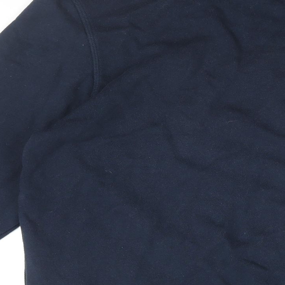 H&M Mens Blue Cotton Pullover Sweatshirt Size S - Anchor Print