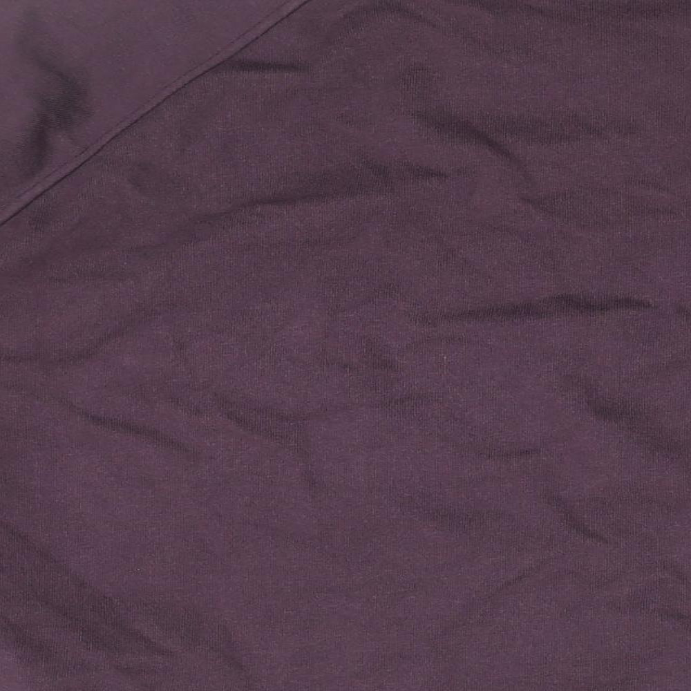 GOODMOVE Womens Purple Cotton Pullover Sweatshirt Size 14 Pullover