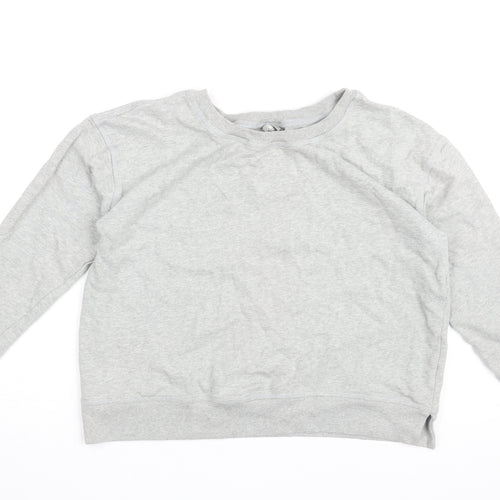 ASOS Womens Grey Cotton Pullover Sweatshirt Size 8 Pullover
