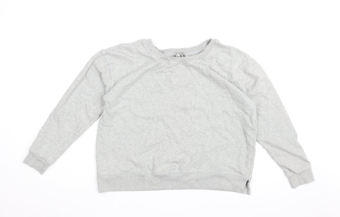 ASOS Womens Grey Cotton Pullover Sweatshirt Size 8 Pullover