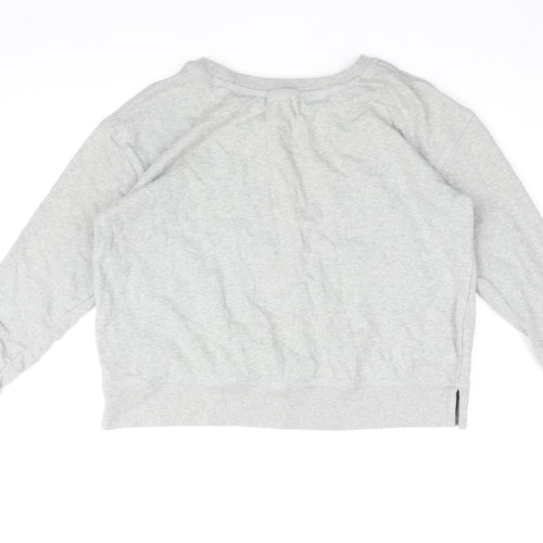 ASOS Womens Grey Cotton Pullover Sweatshirt Size 8 Pullover