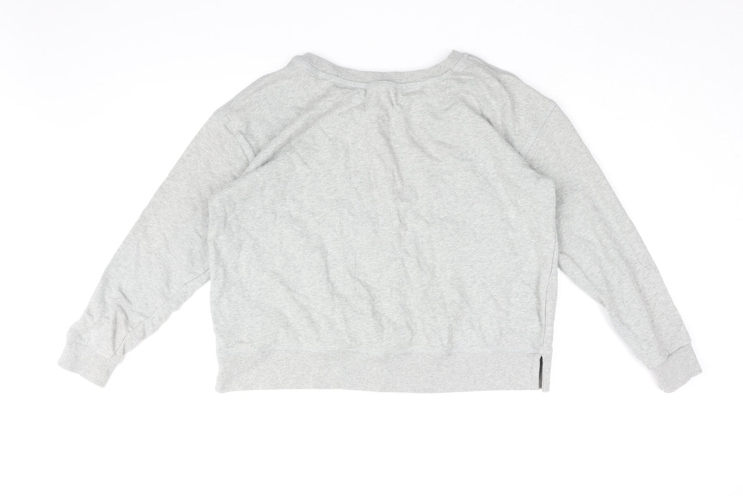 ASOS Womens Grey Cotton Pullover Sweatshirt Size 8 Pullover