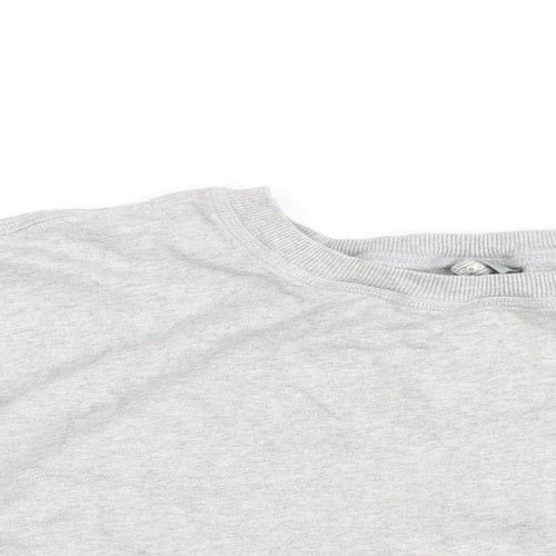 ASOS Womens Grey Cotton Pullover Sweatshirt Size 8 Pullover