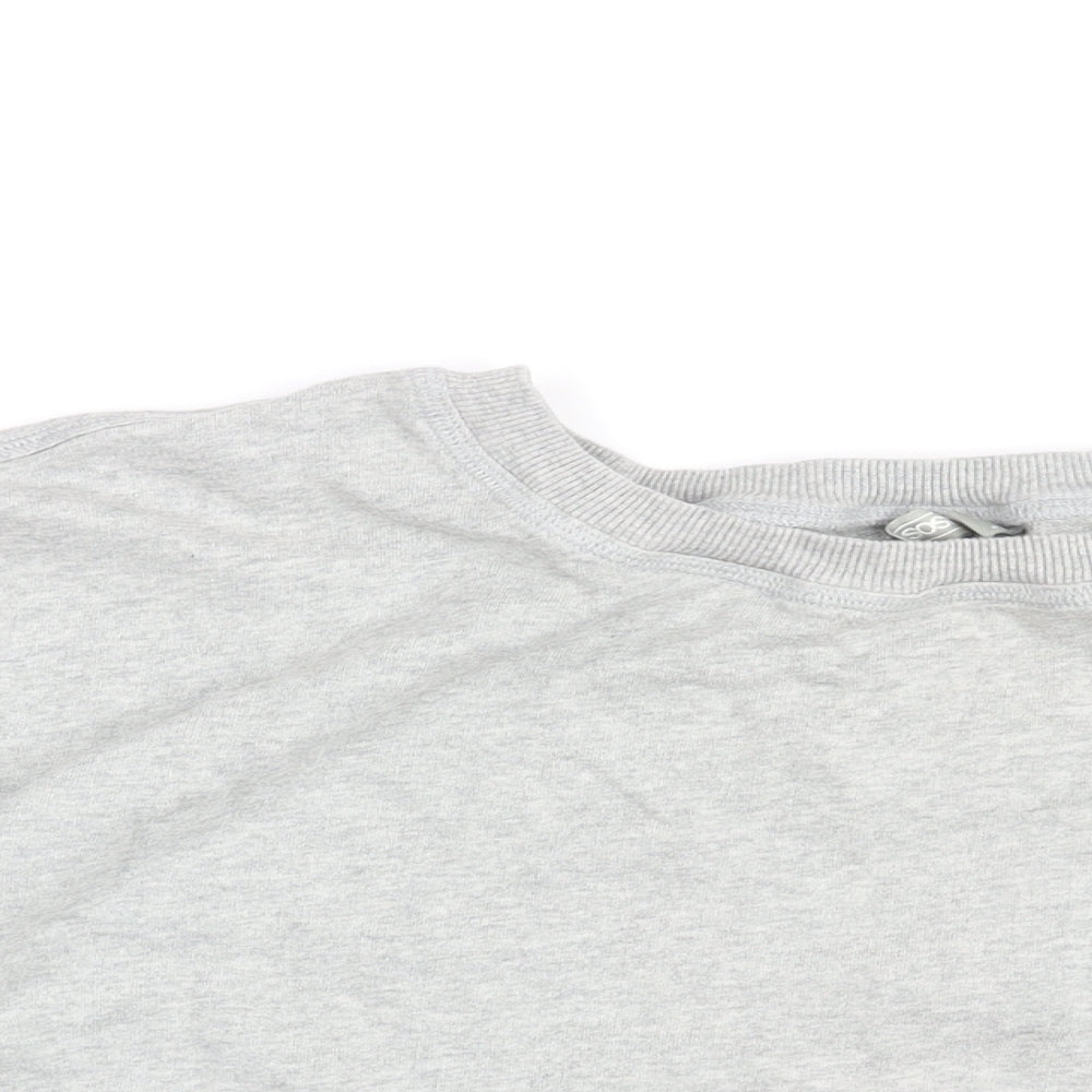 ASOS Womens Grey Cotton Pullover Sweatshirt Size 8 Pullover