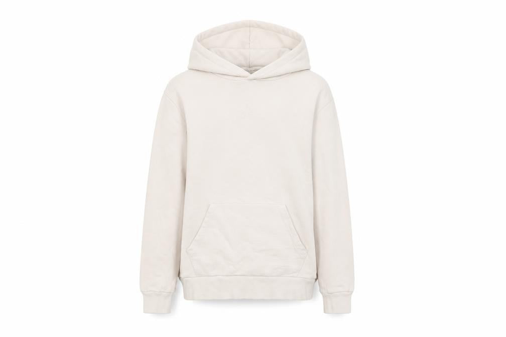 Front view of River Island girls’ pink cotton pullover hoodie, size 9-10, years pullover