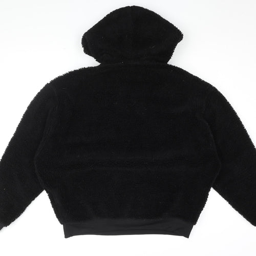 ASOS Mens Black Polyester Pullover Hoodie Size M