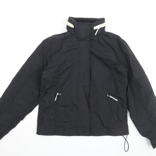 Best in Town Womens Black Jacket Coat Size S Zip
