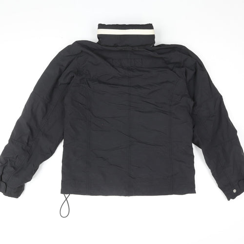 Best in Town Womens Black Jacket Coat Size S Zip