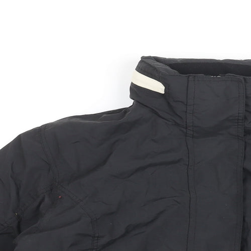 Best in Town Womens Black Jacket Coat Size S Zip