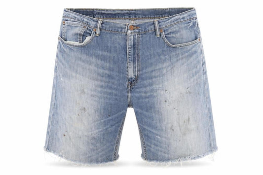 Levi's Mens Blue Cotton Bermuda Shorts Size 36 in L10 in Regular Zip