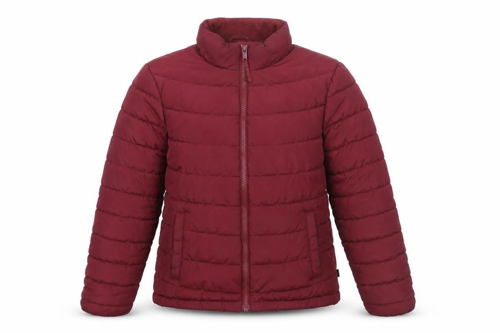 Gap Womens Red Puffer Jacket Coat Size S Zip