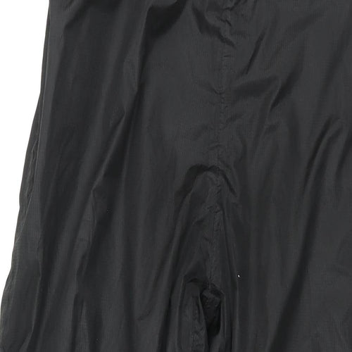 Mountain Warehouse Mens Black Polyester Trousers Size M L32 in Regular Drawstring