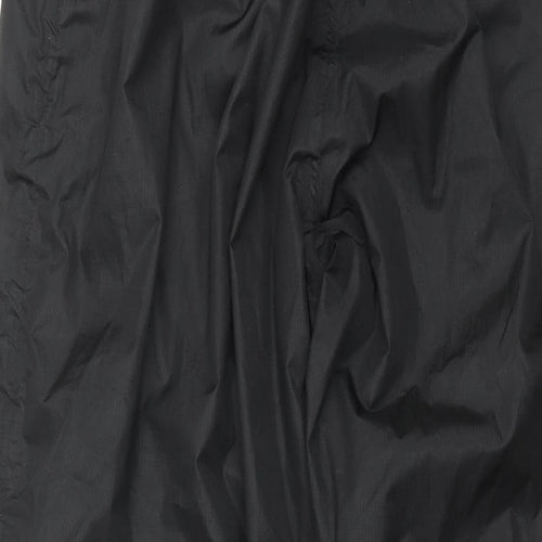 Mountain Warehouse Mens Black Polyester Trousers Size M L32 in Regular Drawstring