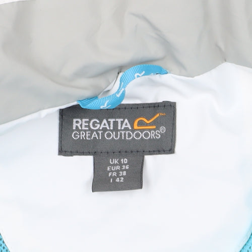 Regatta Women's White Windbreaker Jacket Size 10