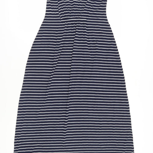 Joules Women's Blue Striped Maxi Dress Size 10