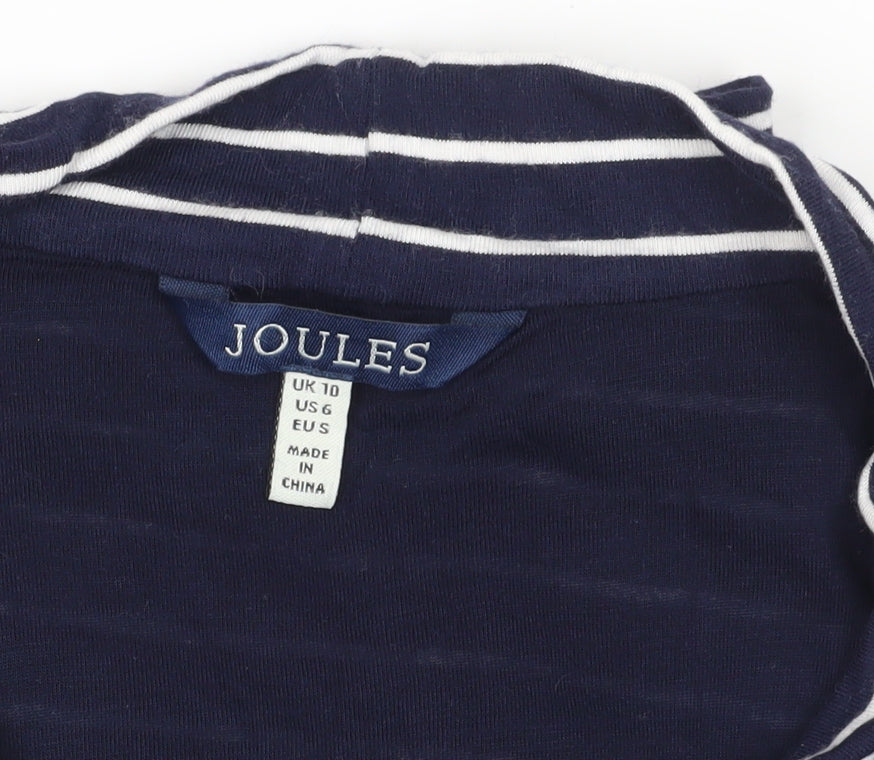 Joules Women's Blue Striped Maxi Dress Size 10