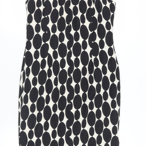Phase Eight Women's Black Geometric Bodycon Dress