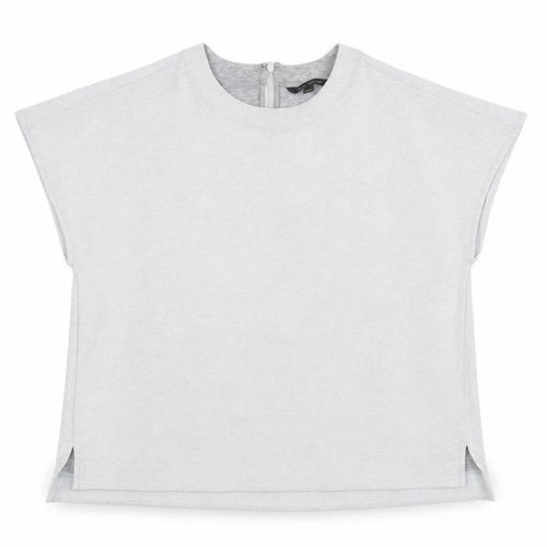 Banana Republic Women's Grey Large Cap Sleeve T-Shirt