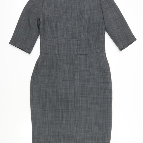 Alex & Co. Grey Check Sheath Dress Size 12 Women