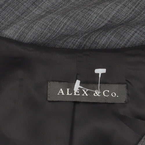 Alex & Co. Grey Check Sheath Dress Size 12 Women