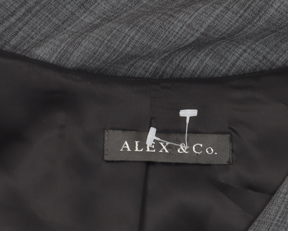 Alex & Co. Grey Check Sheath Dress Size 12 Women