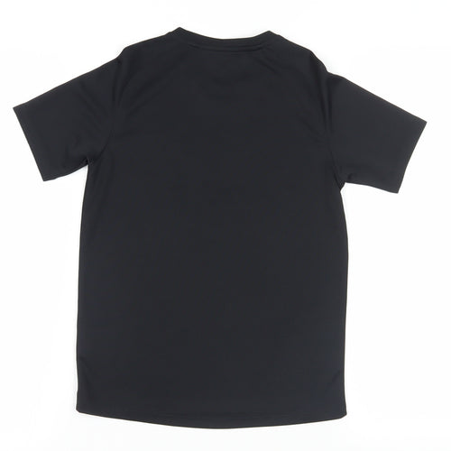 Canterbury Boys Black Graphic T-Shirt Size 10 Years