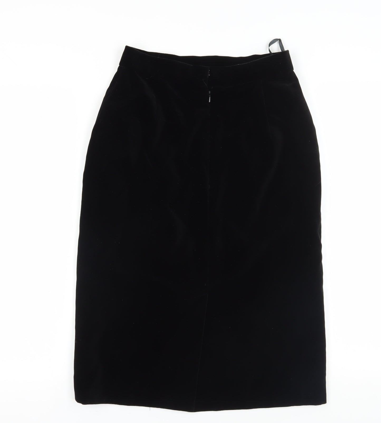 Jacques Vert Black Midi Pencil Skirt, Size 12, Elegant Women