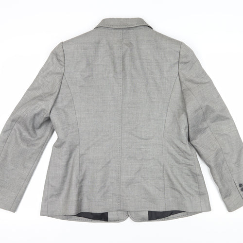 Planet Women’s Grey Blazer Size 14 Viscose Wool